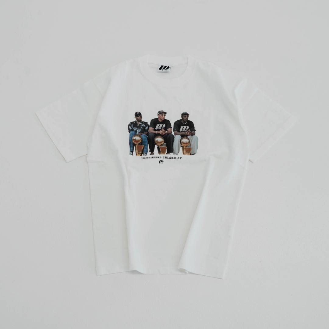 Three Peat Oversized T-Shirt 310gsm - White