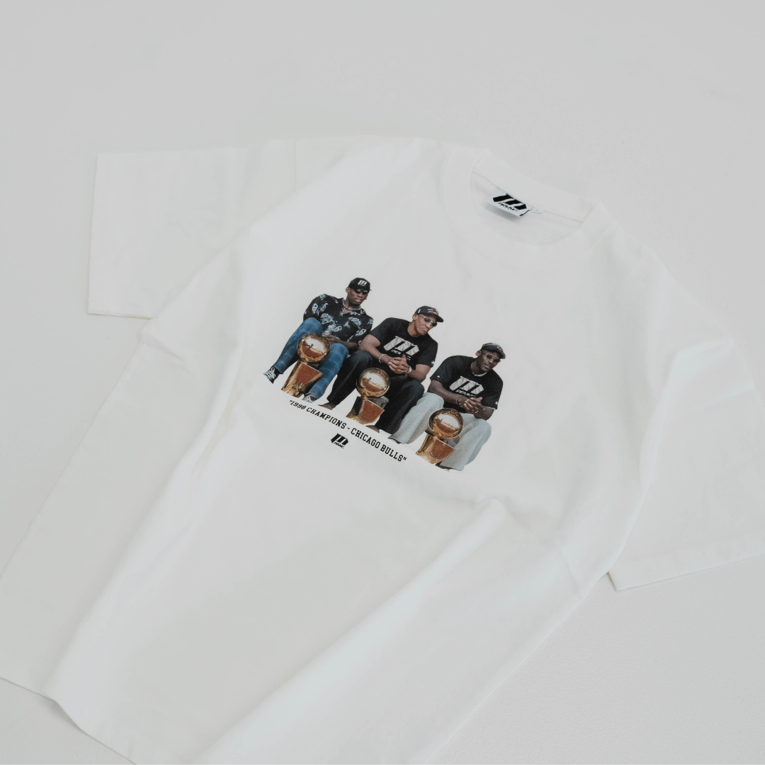 Three Peat Oversized T-Shirt 310gsm - White