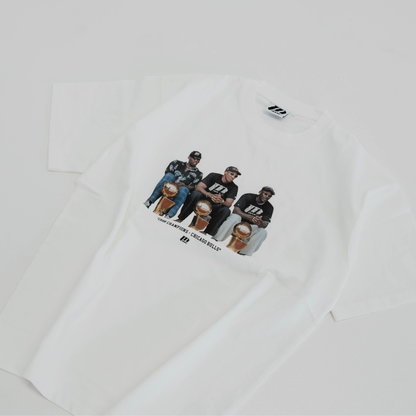 Three Peat Oversized T-Shirt 310gsm - White