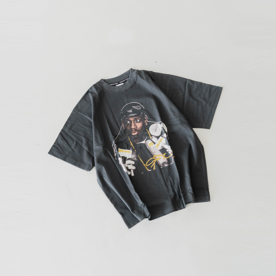 Iverson Oversized T-Shirt 240gsm - Faded Grey