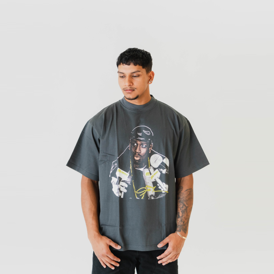 Iverson Oversized T-Shirt 240gsm - Faded Grey