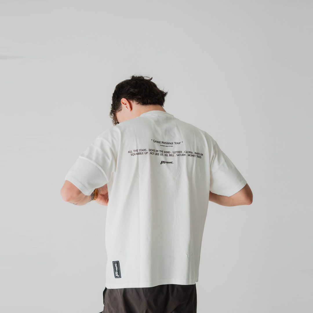 Kendrick & SZA Oversized T-Shirt 310gsm - White