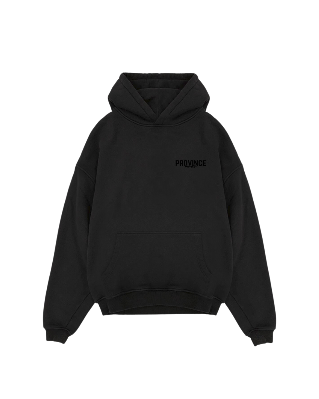 For Nostalgic Hearts Oversized Hoodie 520gsm - Charcoal Black